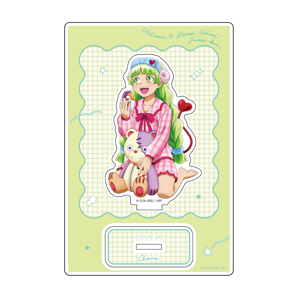 【Parflette】魔入りました！入間くん 描き下ろしアクリルスタンド（ウァラク・クララ/パジャマパーティー）
