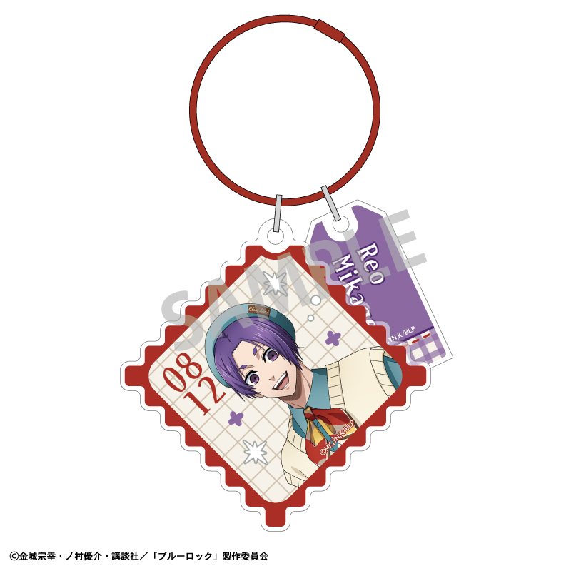 【カミオジャパン】ブルーロック ワイヤーリングアクリルキーホルダー 御影 玲王/カントリーファッション