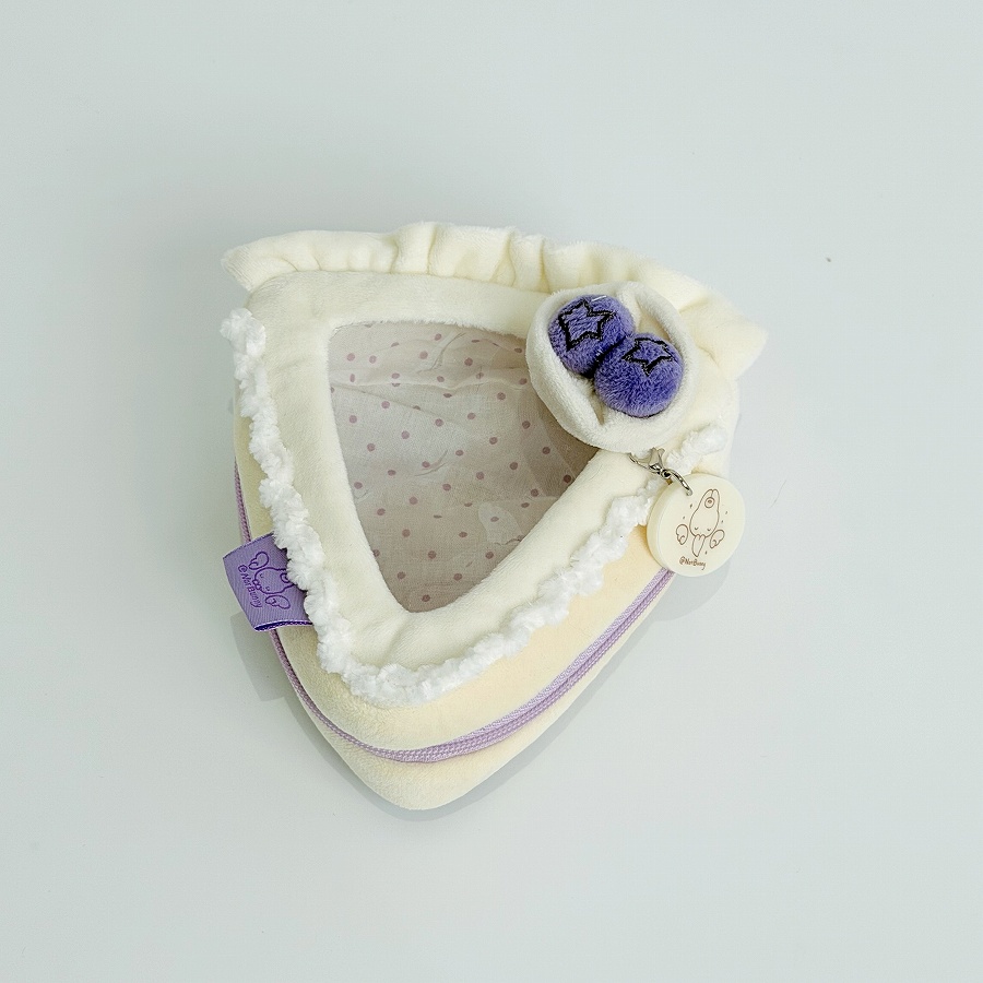 【NotBunny】10cmぬいぐるみポーチ 三角形 ブルーベリー