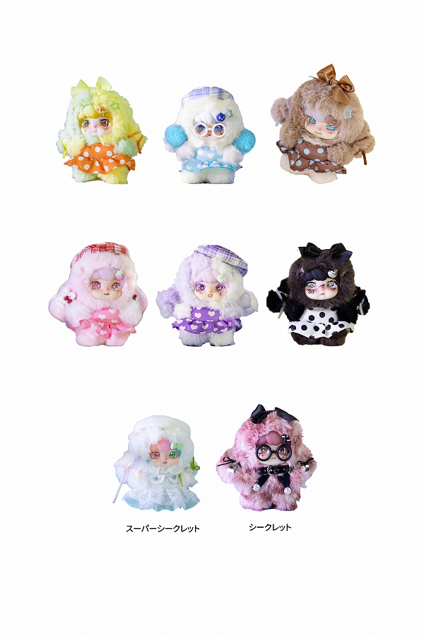 【lokikitoys】LOKIKI Sweety2シリーズ トレーディングプラッシュ 1BOX入数：6