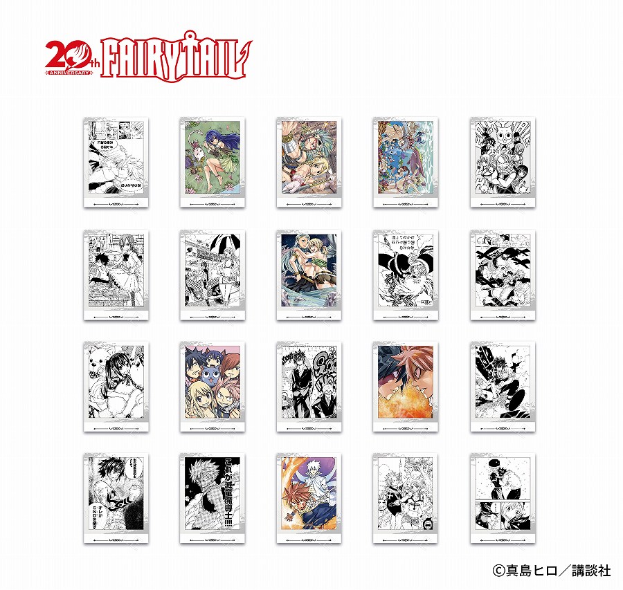 【Dragon Horse】AFORCE×DRAGON HORSE FAIRY TAIL 原作 トレーディングインスタントカメラ風ブロマイド 1BOX入数：10