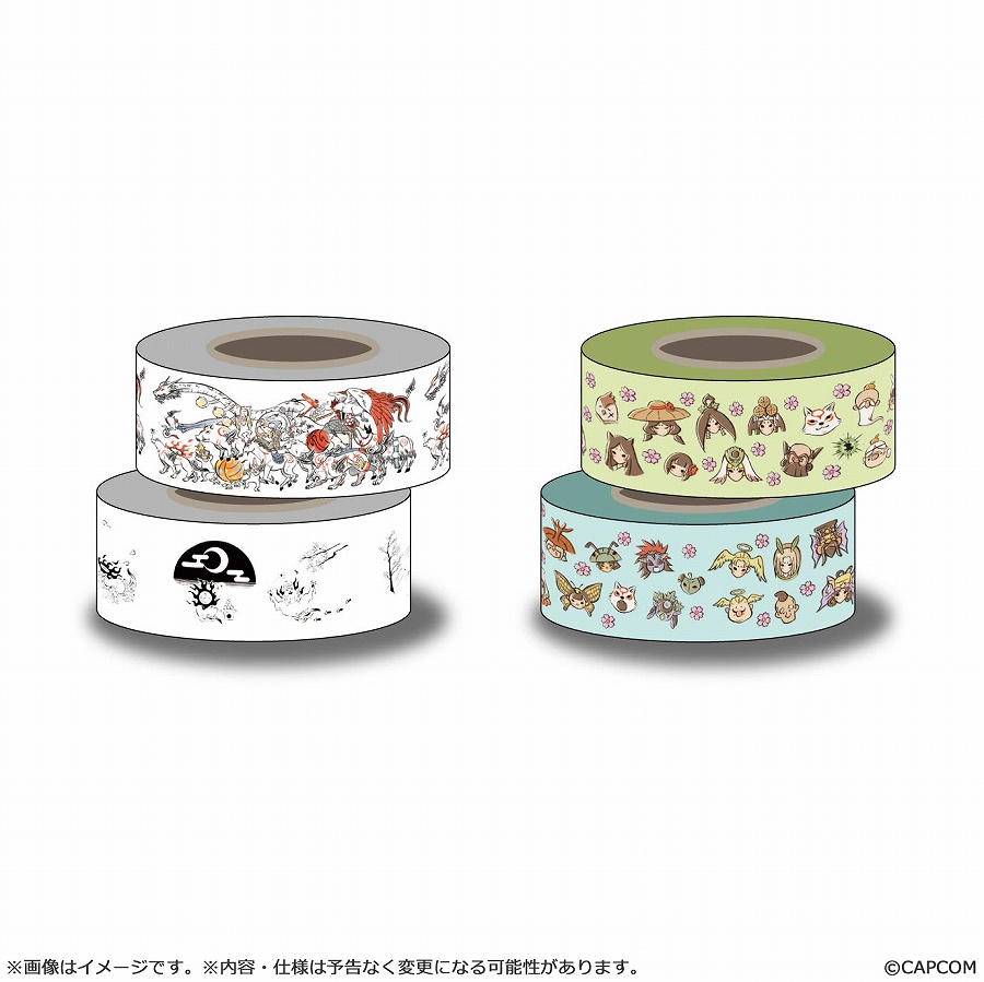【カプコン】【大神20周年記念 復刻アート企画】 マスキングテープセット ~大神10周年､大神12周年より~