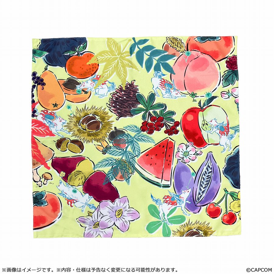 【カプコン】【大神20周年記念 復刻アート企画】 風呂敷 ~島崎麻里 作 大神11周年より~