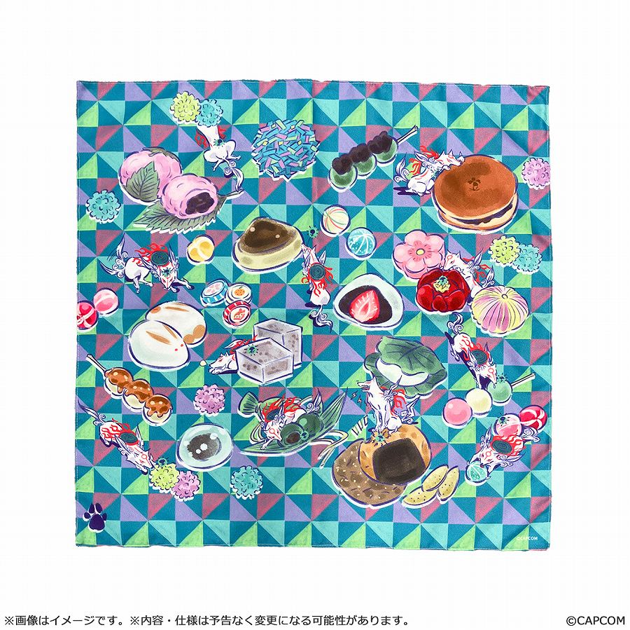 【カプコン】【大神20周年記念 復刻アート企画】 風呂敷 ~島崎麻里 作 大神12周年より~
