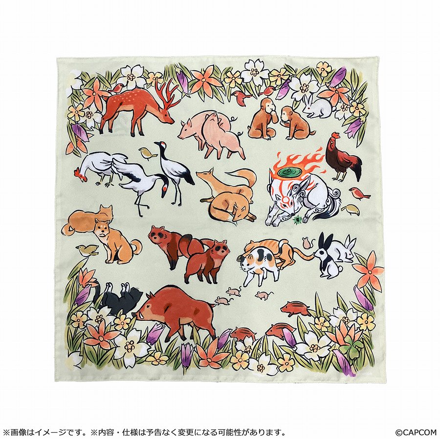 【カプコン】【大神20周年記念 復刻アート企画】 風呂敷 ~吉村健一郎 作 大神11周年より~