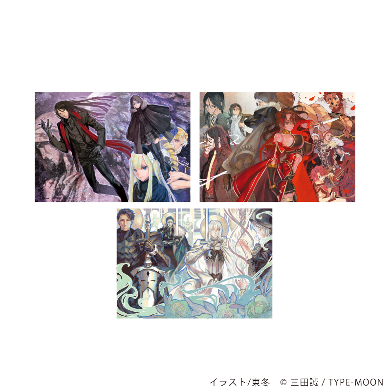 【A3】REPLICA GENGA 3枚セット「ロード・エルメロイII世の事件簿」01/集合イラスト（公式イラスト）