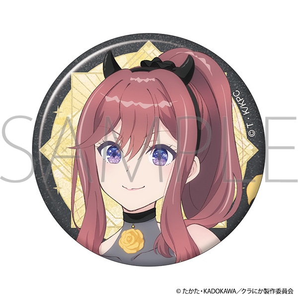 【ムービック】クラスで２番目に可愛い女の子と友だちになった グリッター缶バッジ／新田新奈