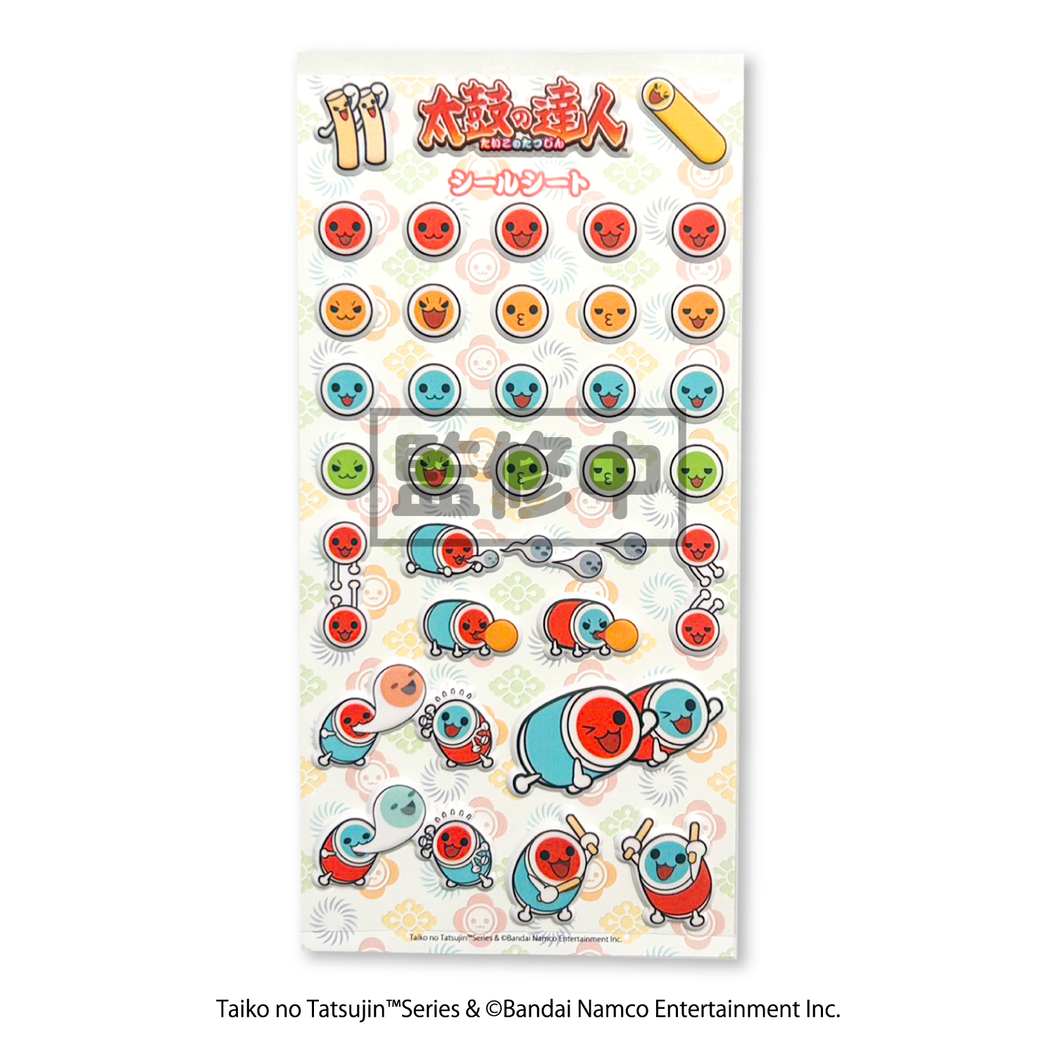 【スパイダーウェブス】【二次受注】太鼓の達人シールシートvol.1
