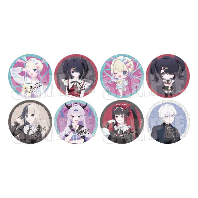 【ベルハウス】トレーディンググリッター缶バッジ アニメ「NEEDY GIRL OVERDOSE」 1BOX入数：8