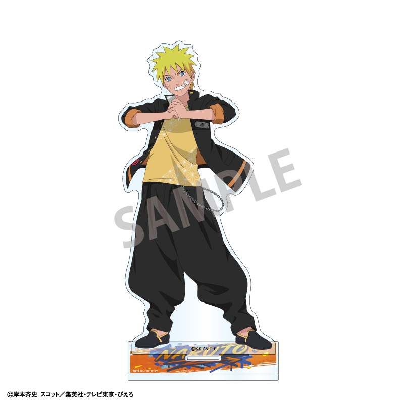 【カミオジャパン】NARUTO-ナルト- 疾風伝 アクリルスタンド うずまきナルト/学園