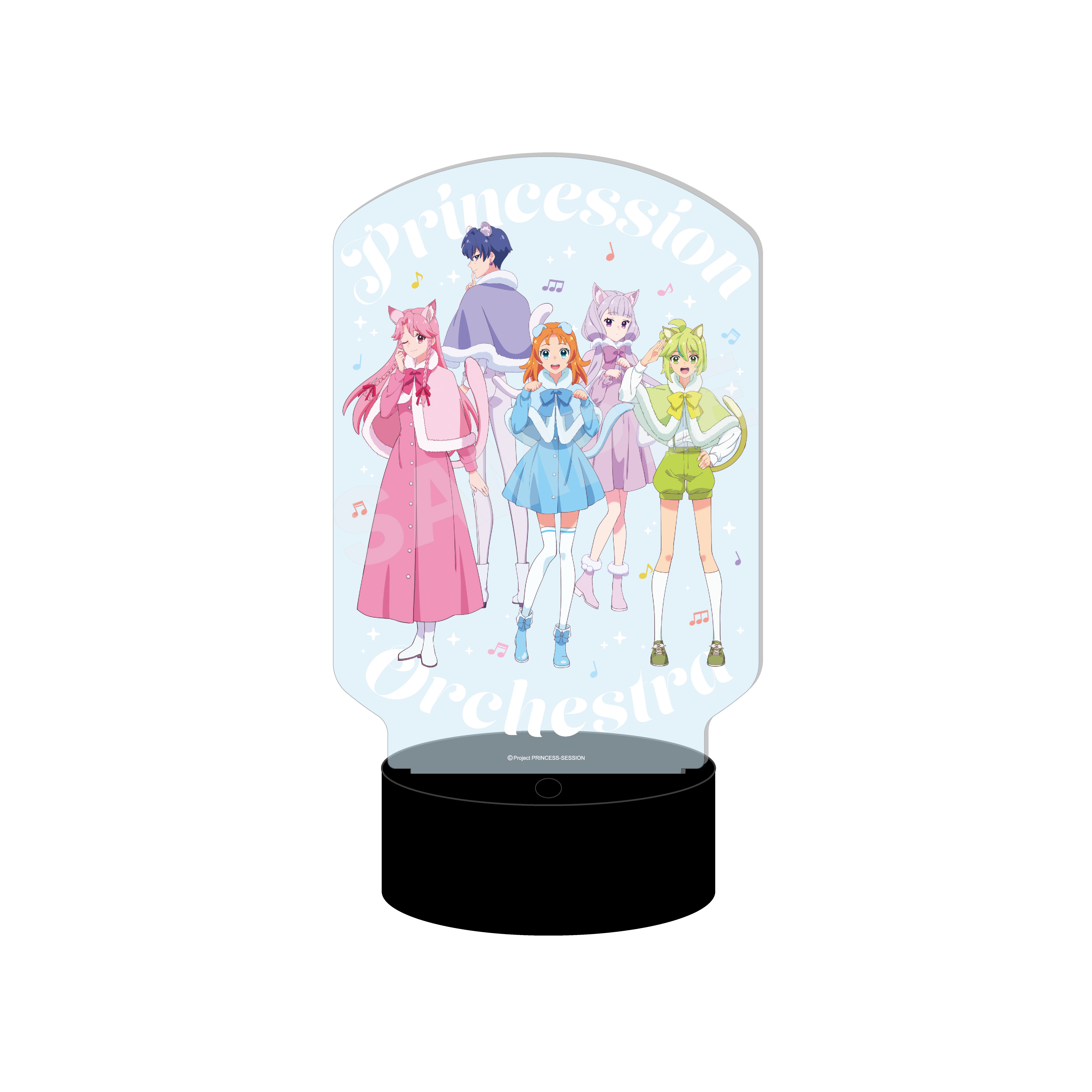 【CS.FRONT】プリンセッション・オーケストラ ケモ耳ver. LEDビッグアクリルスタンド /01 集合