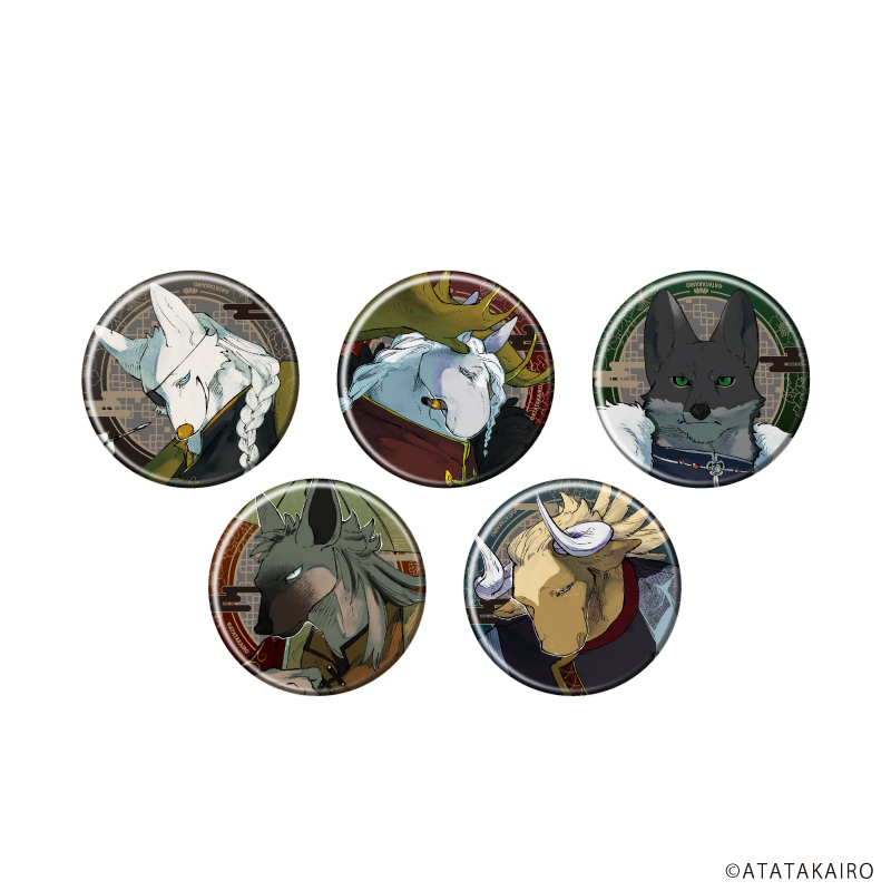 【A3】缶バッジ「ザ・スカム・ラフ プラガ エス プラガ」01/ブラインド（全5種）（描き下ろしイラスト） 1BOX入数：5