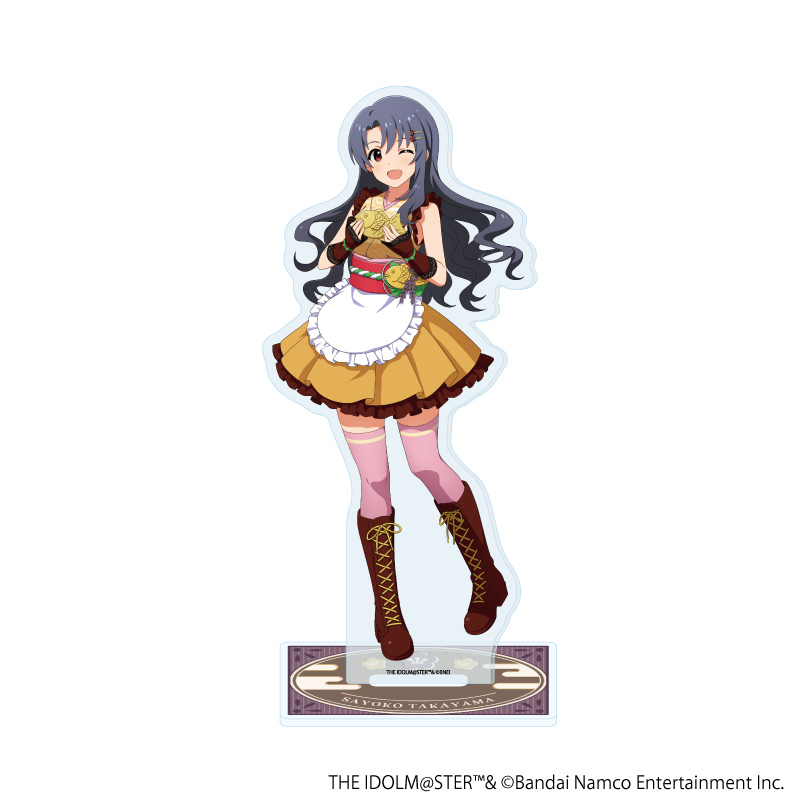 【A3】アクリルスタンド「アイドルマスター ミリオンライブ！」32/高山 紗代子 和風喫茶ver.（描き下ろしイラスト）
