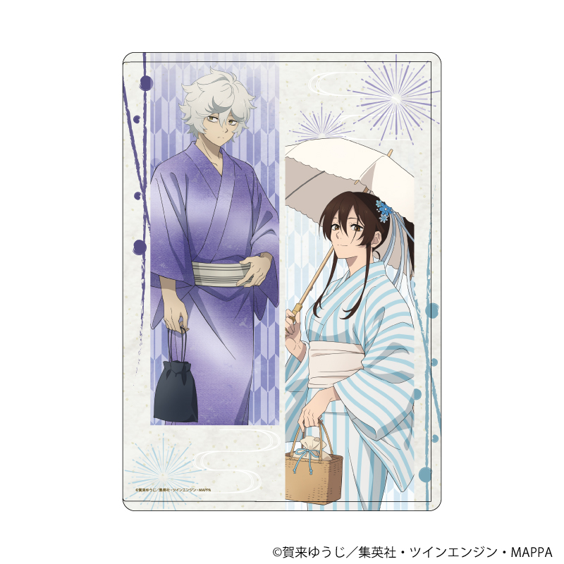 【A3】キャラクリアケース「地獄楽」06/画眉丸&佐切（描き下ろしイラスト）