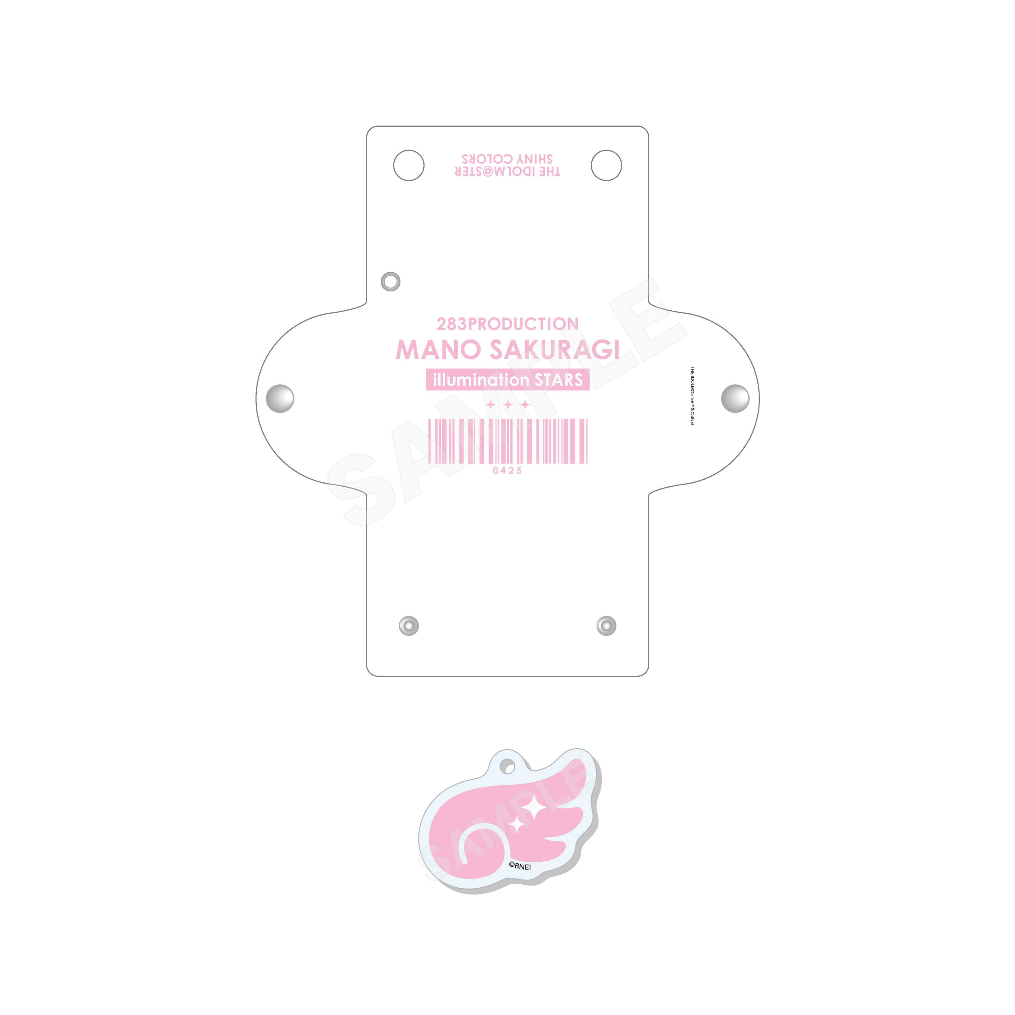 【CS.FRONT】アイドルマスター シャイニーカラーズ チャーム付きクリアマルチケース /01 櫻木 真乃