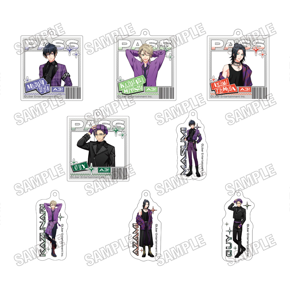 【メディコス・エンタテインメント】A3！描き下ろしアクリルキーホルダーコレクション 1BOX ＝8pcs