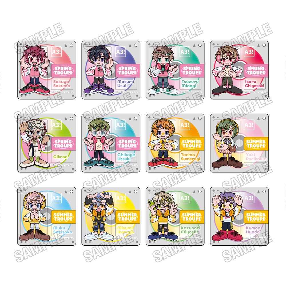 【メディコス・エンタテインメント】A3！ミニキャラアクリルキーホルダーコレクションvol.1 1BOX ＝12pcs