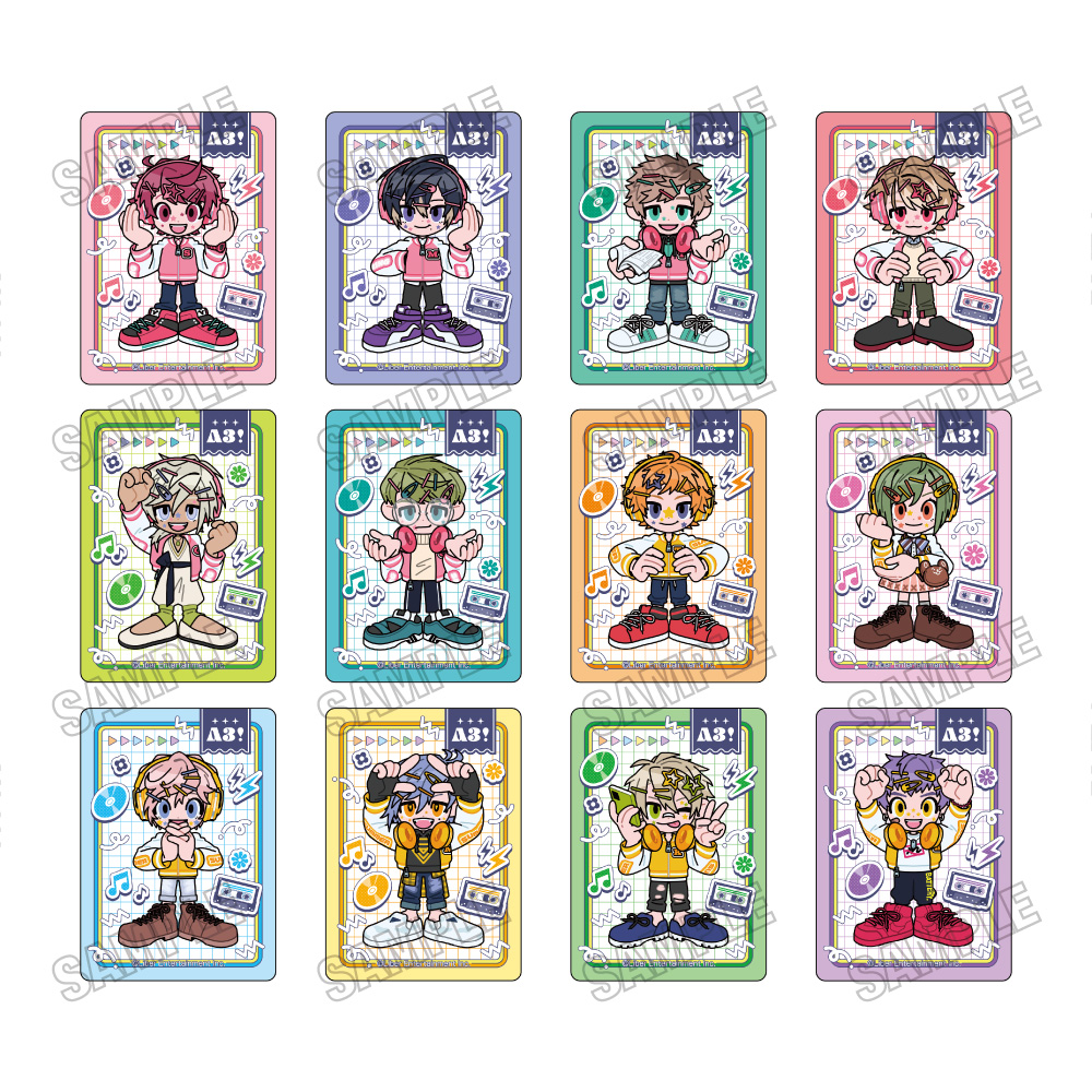 【メディコス・エンタテインメント】A3！ミニキャラクリアカードコレクション vol.1 1BOX ＝12pcs