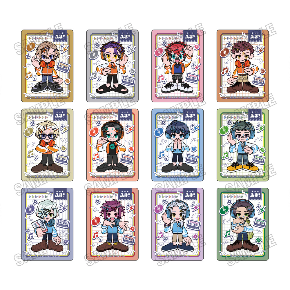 【メディコス・エンタテインメント】A3！ミニキャラクリアカードコレクション vol.2 1BOX ＝12pcs