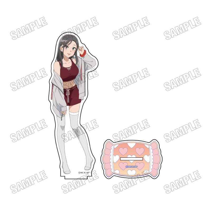【メディコス・エンタテインメント】アニメ「青春ブタ野郎はサンタクロースの夢を見ない」描き下ろしBIGアクリルスタンド 6 ミニスカサンタ