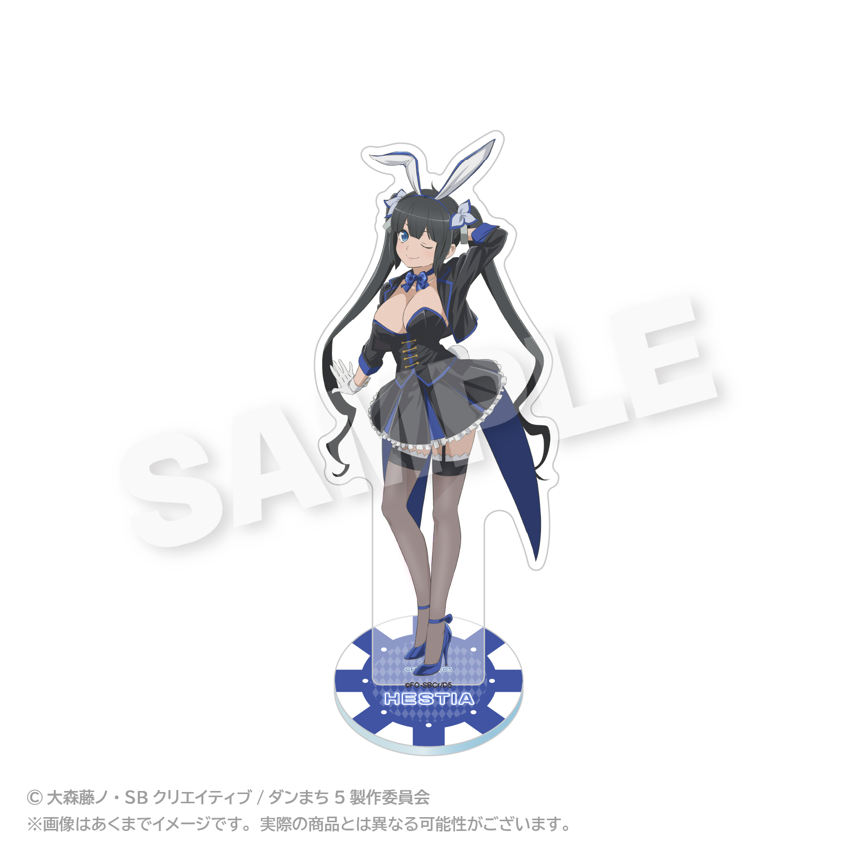 【ステラノーツ】ダンジョンに出会いを求めるのは間違っているだろうか アクリルスタンド ヘスティア