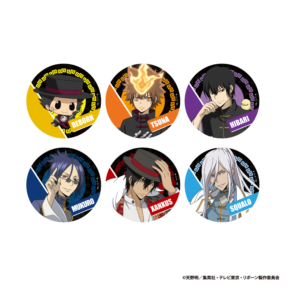 【アイライツ】家庭教師ヒットマンREBORN！ トレーディングメタリック缶バッジ 1BOX入数：6