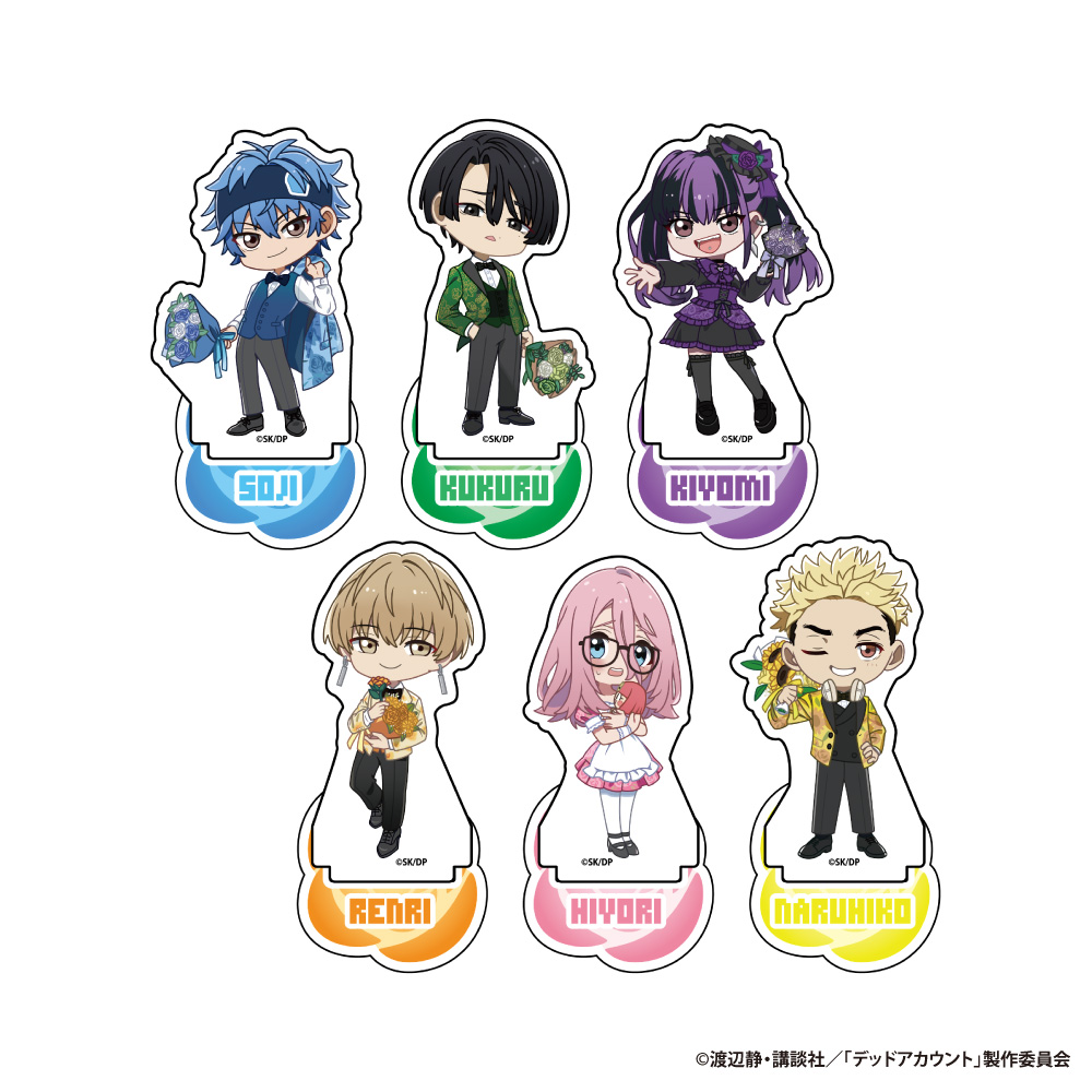 【アイライツ】デッドアカウント トレーディングアクリルフィギュアスタンド 1BOX入数：6