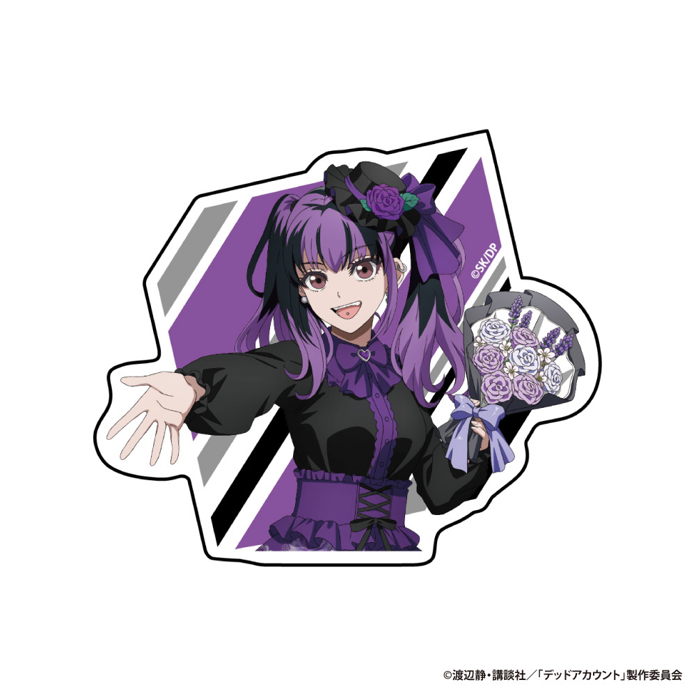 【アイライツ】デッドアカウント ダイカットステッカー 漆栖川 希詠（描きおろし）