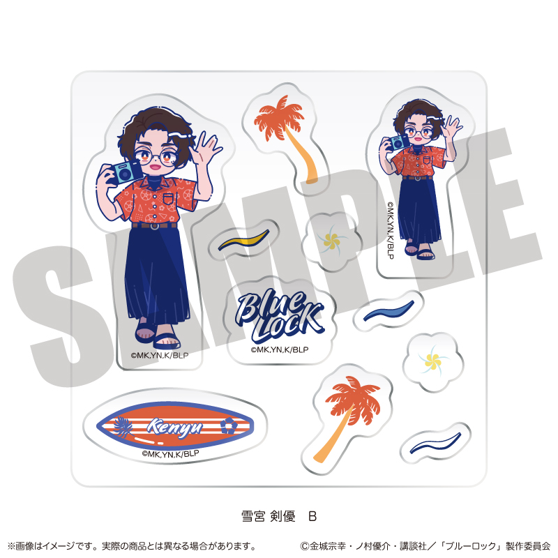 【MENEGI】『ブルーロック』 カスタムステッカーシート にゅ～とろ 雪宮剣優バースデー B