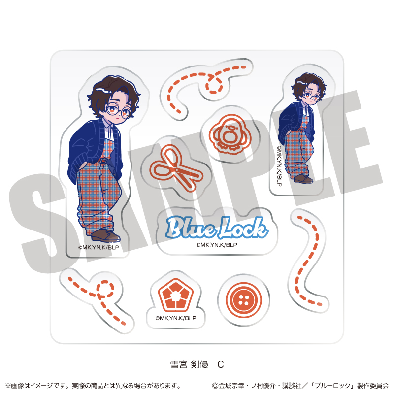 【MENEGI】『ブルーロック』 カスタムステッカーシート にゅ～とろ 雪宮剣優バースデー C