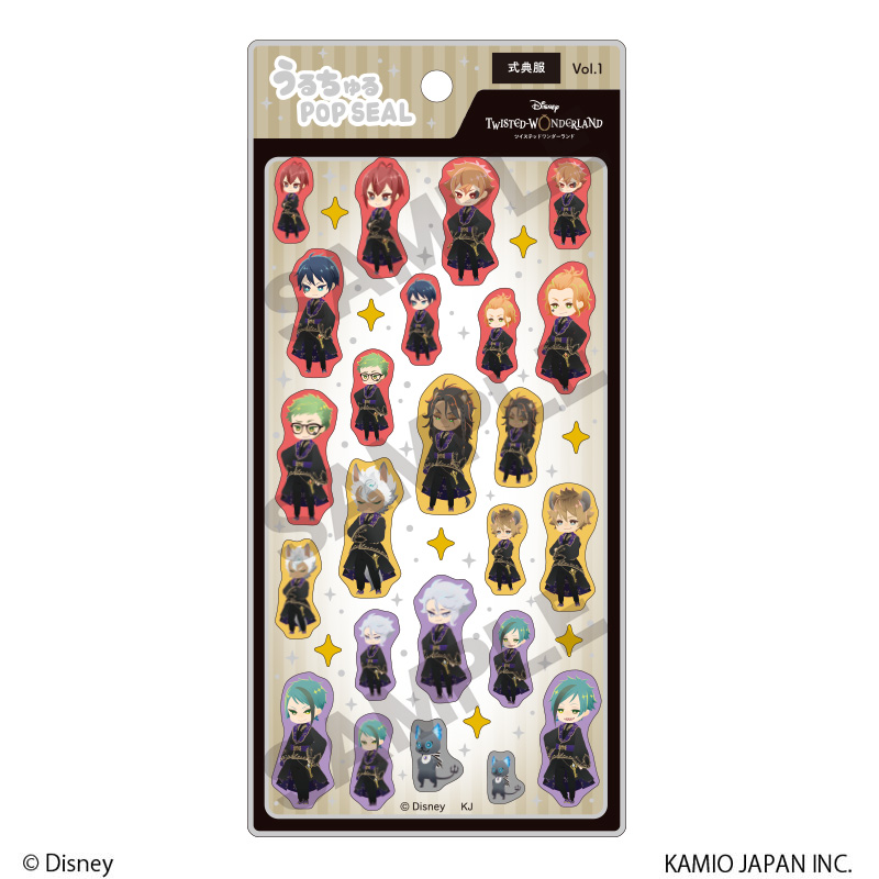 【クラックス】ディズニー ツイステッドワンダーランド うるちゅるPOP SEAL 式典服vol.1