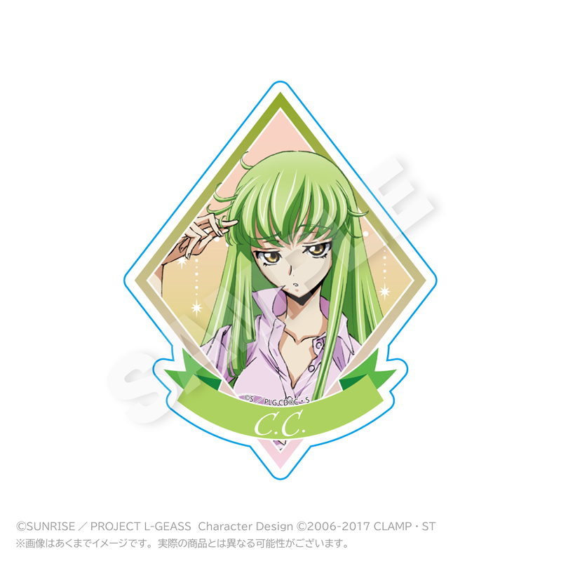 【Y Line】コードギアス 反逆のルルーシュ ダイカットステッカー MoonNight ver. C.C.