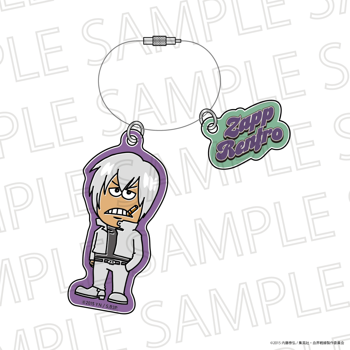 【SR-GYM】血界戦線（イラストレーターコラボ） アクリルキーホルダー ザップ・レンフロ