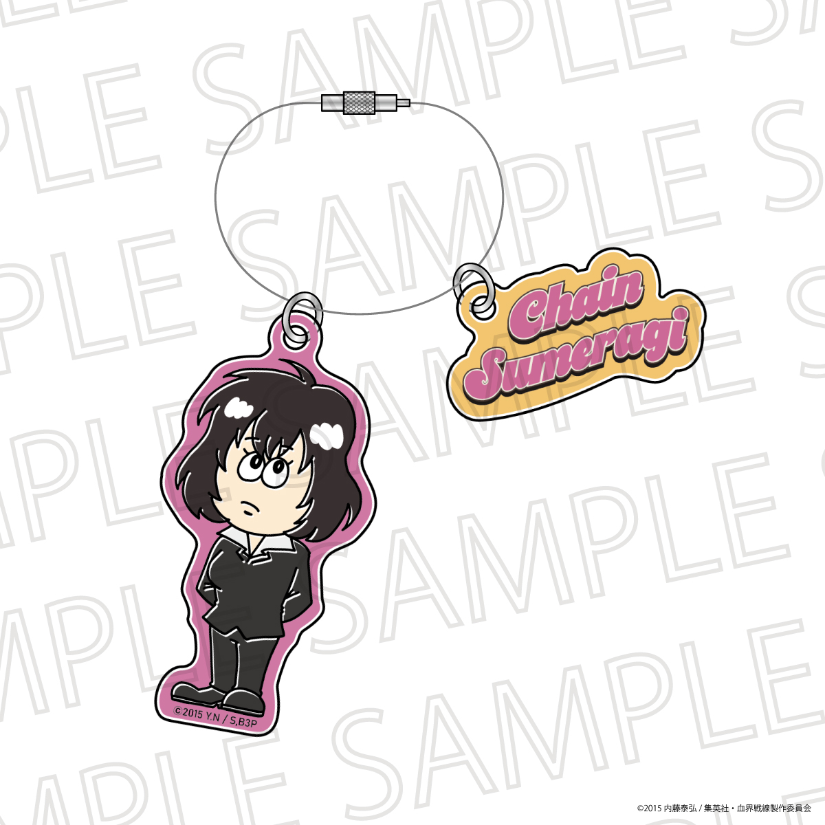 【SR-GYM】血界戦線（イラストレーターコラボ） アクリルキーホルダー チェイン・皇