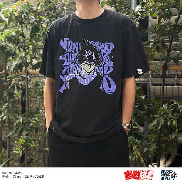 【ムービック】幽☆遊☆白書 スタジオぴえろスタイル ヴィンテージ風Tシャツ 飛影 XL