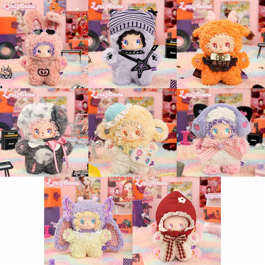 【YANCHUANG CULTURE】LOVELY EMMA PUNK ERAシリーズ トレーディングプラッシュ 1BOX入数：6