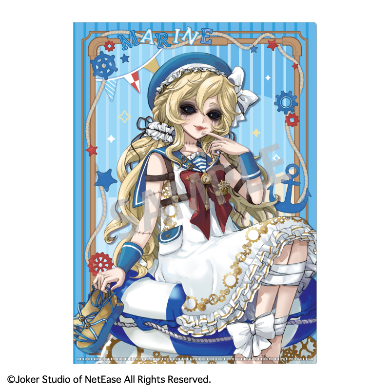 【カミオジャパン】Identity V 第五人格 A4シングルクリアファイル 彫刻師 マリンルック×スチームパンク