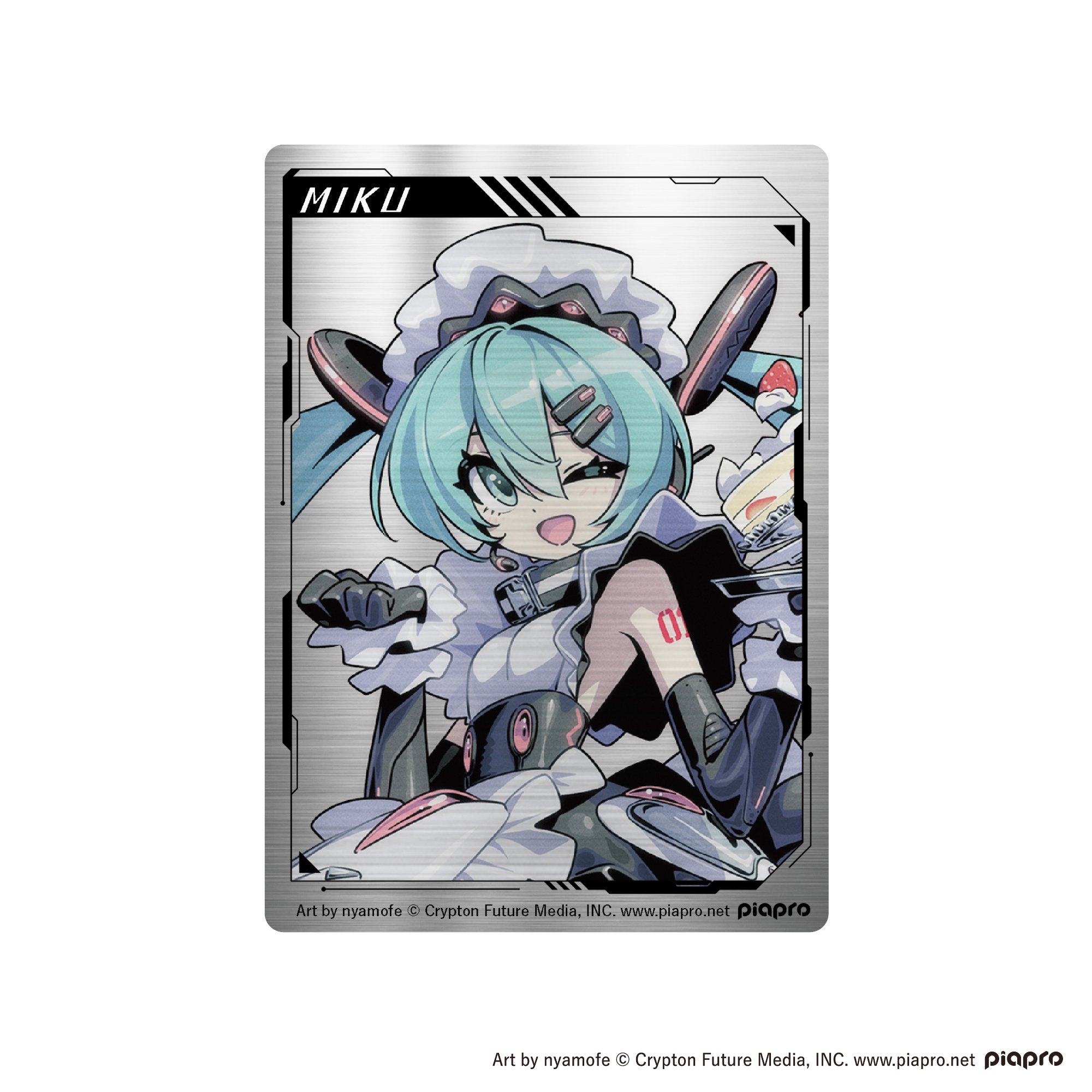 【サイバーエージェント】ピアプロキャラクターズ メタルカード メタルカード 初音ミク