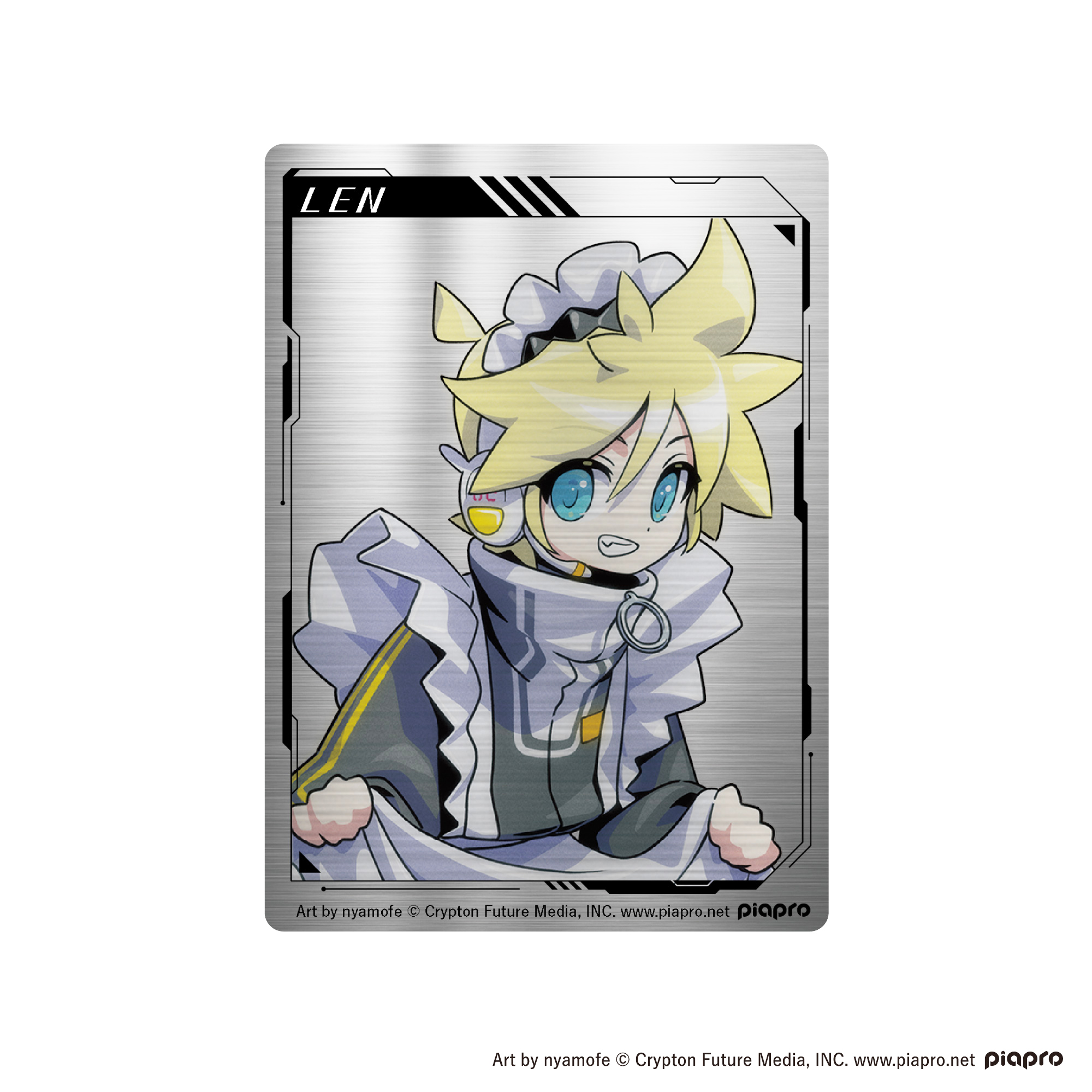 【サイバーエージェント】ピアプロキャラクターズ メタルカード メタルカード 鏡音レン