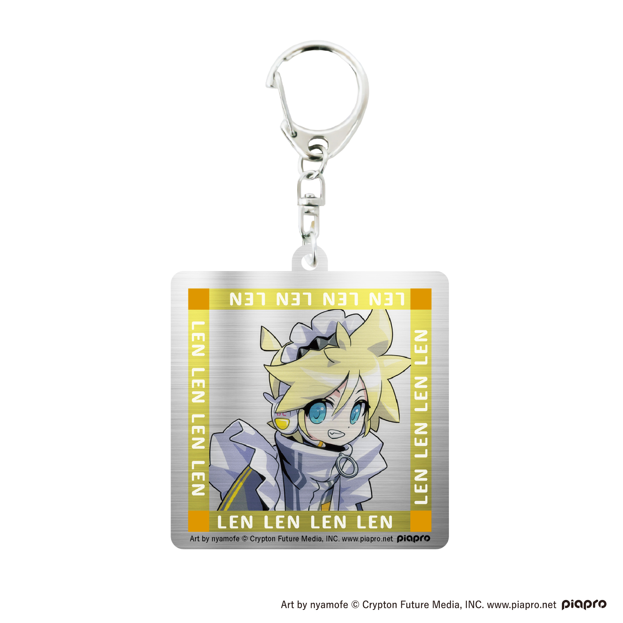 【サイバーエージェント】ピアプロキャラクターズ メタルキーホルダー メタルキーホルダー鏡音レン