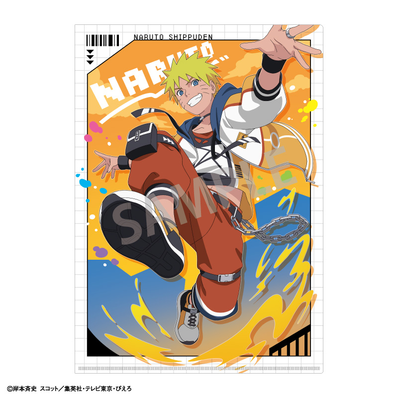 【カミオジャパン】NARUTO-ナルト- 疾風伝 A4シングルクリアファイル うずまきナルト パルクール