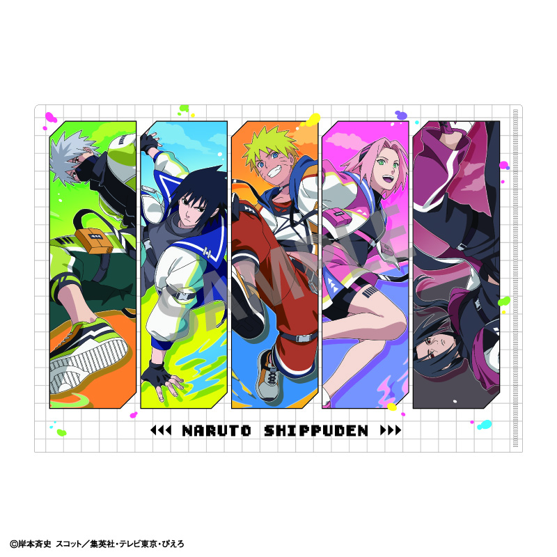 【カミオジャパン】NARUTO-ナルト- 疾風伝 A4シングルクリアファイル 集合 パルクール