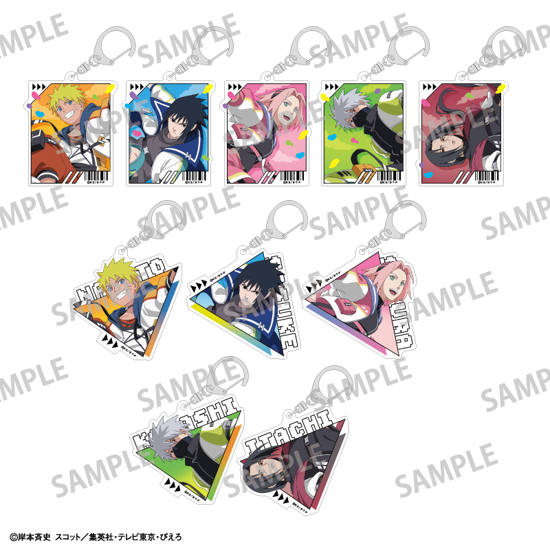 【カミオジャパン】NARUTO-ナルト- 疾風伝 トレーディングアクリルキーホルダー パルクール 1BOX入数：10