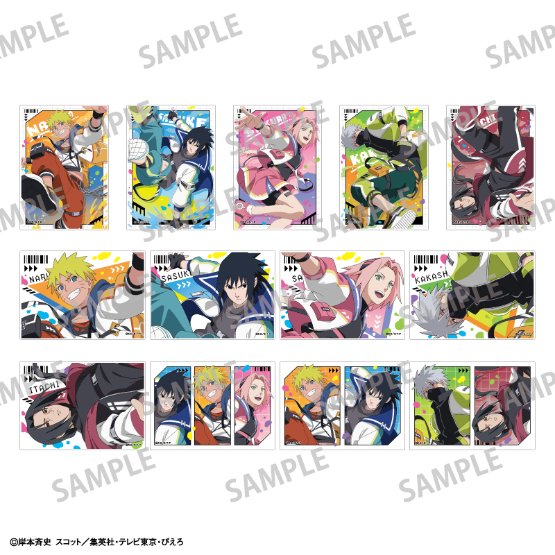 【カミオジャパン】NARUTO-ナルト- 疾風伝 トレーディングアクリルプレート パルクール 1BOX入数：13