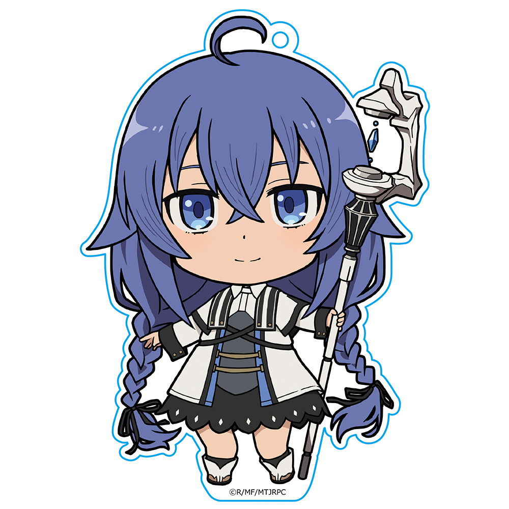 【アズメーカー】無職転生 ～異世界行ったら本気だす～ ぷにこれ！キーホルダー（スタンド付） ロキシー・ミグルディア