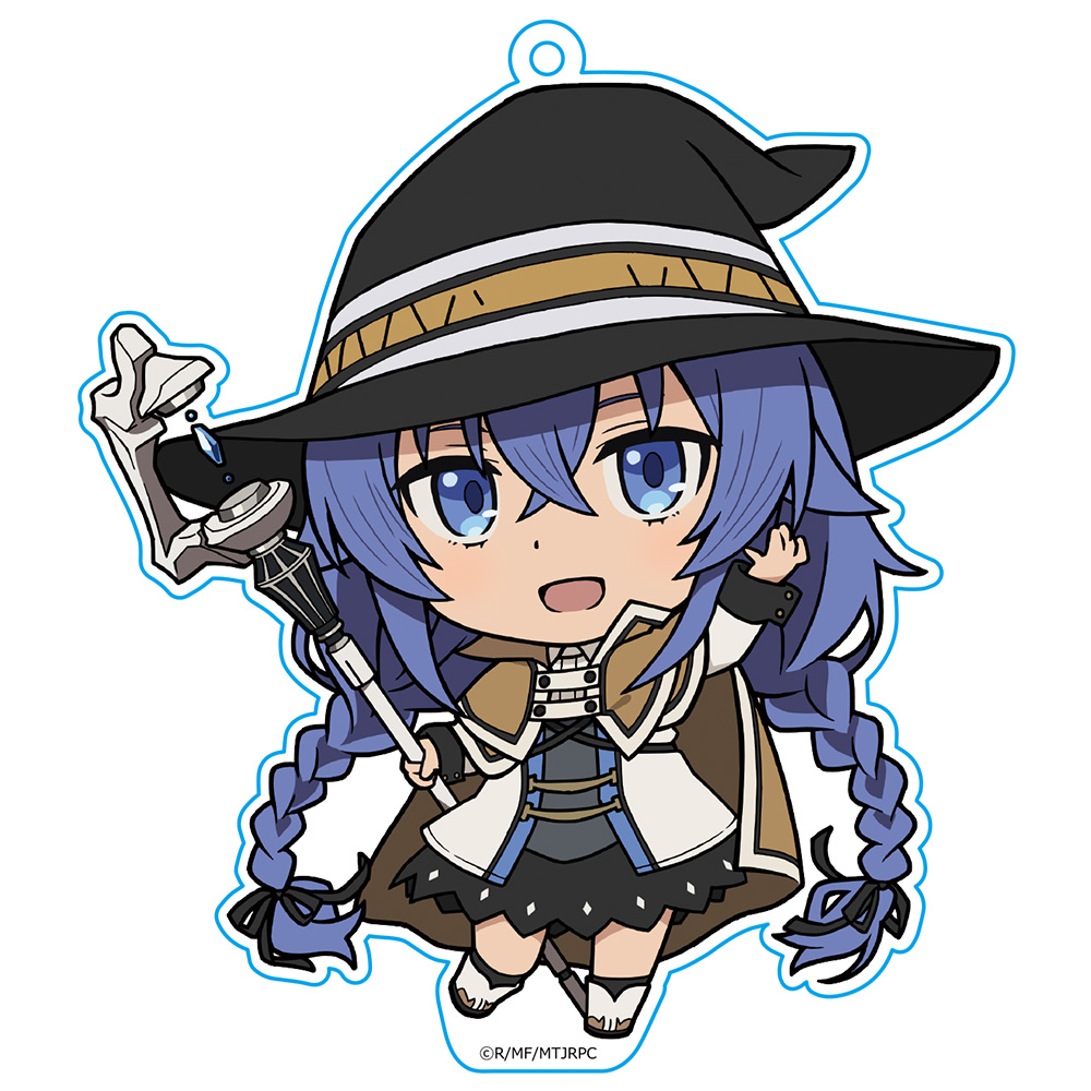 【アズメーカー】無職転生 ～異世界行ったら本気だす～ ぷにこれ！キーホルダー（スタンド付） ロキシー・ミグルディア ver.2