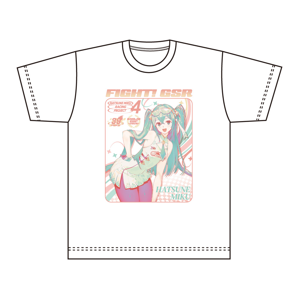 【キャラバン】レーシングミク KYOJO 2026Ver. Tシャツ（Mサイズ）