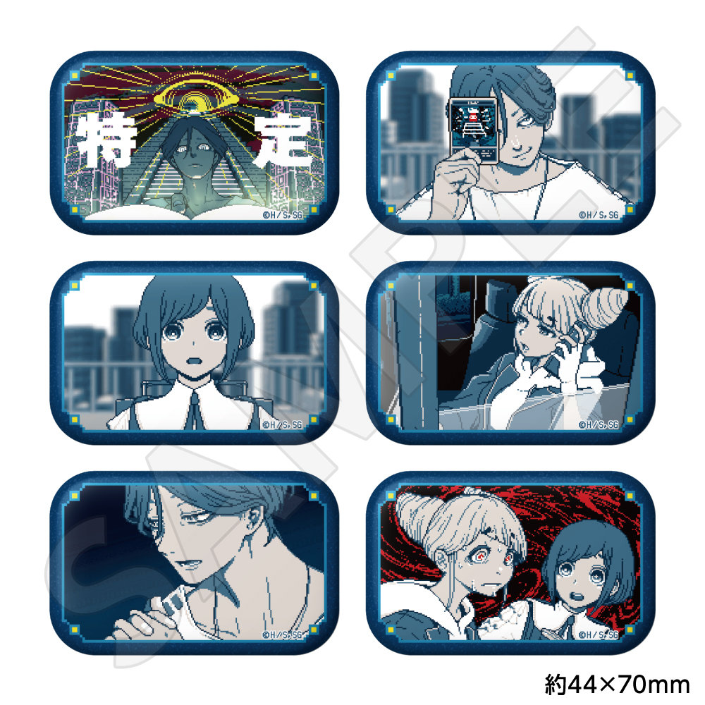 【キャラバン】都市伝説解体センター トレーディングスクエア缶バッジ 1BOX入数：6