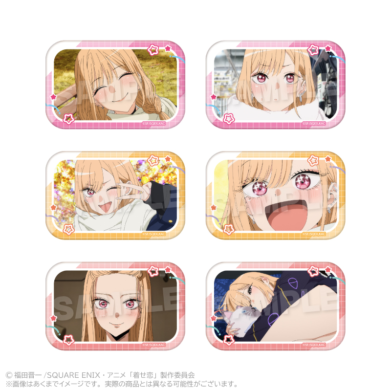 【Y Line】その着せ替え人形は恋をする Season2 コレクションスクエア缶バッジ 喜多川 海夢 ver. 1BOX入数：6