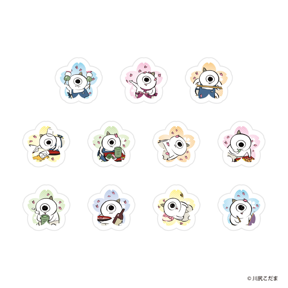 【アイライツ】ゴブリン・ノーム・ホーン×emocafe ネックビ クリスタルアクリルシール